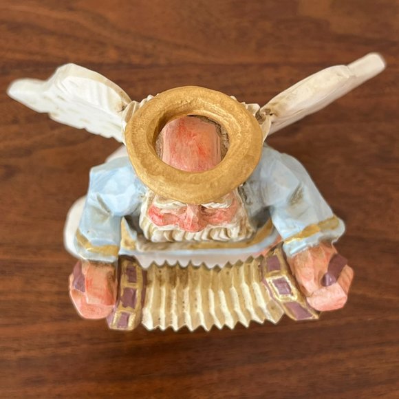 David Frykman Collection "The Oldest Angel" w/ Accordion Figurine Vintage 1994 - Picture 7 of 11